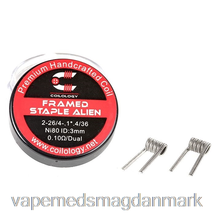 Disponibel Vape Danmark Coilology Ydeevne Præbyggede Spoler Indrammet Alien Hæfteklammer - 0,1 Ohm Ni80